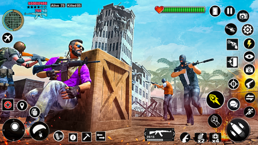 اسکرین شات برنامه Commando Shooting Strike Games 3