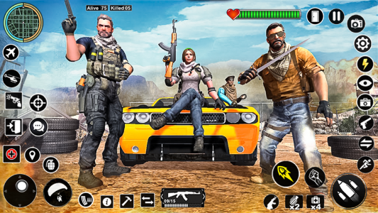 اسکرین شات برنامه Commando Shooting Strike Games 4
