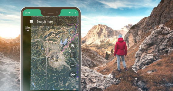 اسکرین شات 7 برنامه BackCountry Navigator XE: Topo