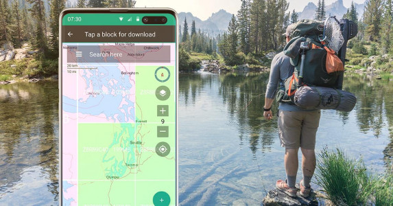 اسکرین شات 5 برنامه BackCountry Navigator XE: Topo