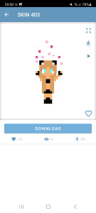 اسکرین شات 5 برنامه Mini Skins for Minecraft PE