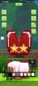 اسکرین شات 2 برنامه 3D Capes Editor for Minecraft