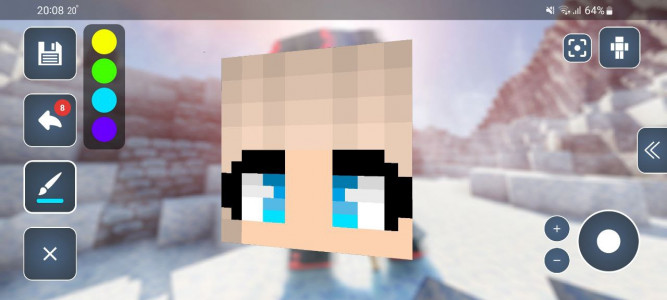 اسکرین شات 2 برنامه HD Skins Editor for Minecraft