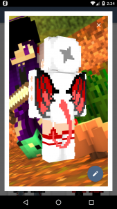 اسکرین شات 5 برنامه HD Skins Editor for Minecraft