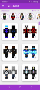 اسکرین شات 1 برنامه PvP Skins for Minecraft