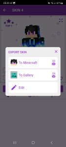 اسکرین شات 8 برنامه PvP Skins for Minecraft