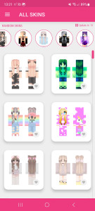 اسکرین شات 8 برنامه Girls Skins for Minecraft PE