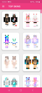 اسکرین شات 2 برنامه Girls Skins for Minecraft PE