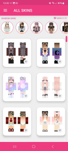اسکرین شات 6 برنامه Girls Skins for Minecraft PE