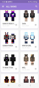 اسکرین شات برنامه Skins for Minecraft 2 2