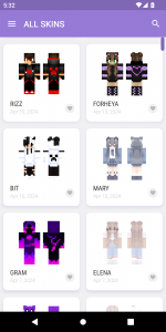 اسکرین شات برنامه Premium Skins for Minecraft 6