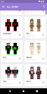 اسکرین شات برنامه Premium Skins for Minecraft 4