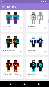 اسکرین شات برنامه Skins for Minecraft 2 7