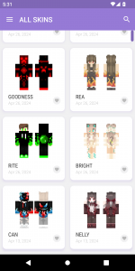 اسکرین شات 6 برنامه Skins for Minecraft 2