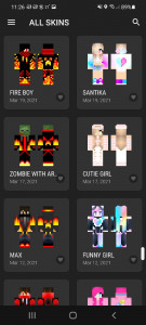 اسکرین شات برنامه Skins for Minecraft 2 6