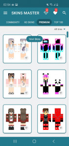اسکرین شات 2 برنامه Skins-MASTER for Minecraft
