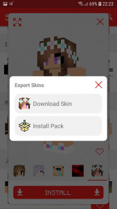 اسکرین شات برنامه Skins Packs for Minecraft PE 2