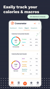 اسکرین شات برنامه Calorie Counter by Cronometer 3