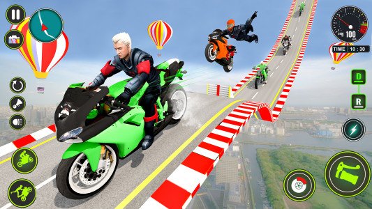 اسکرین شات 4 بازی Impossible Bike Danger Racing