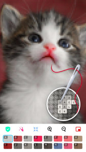 اسکرین شات 3 برنامه Color by Letter: Sewing game