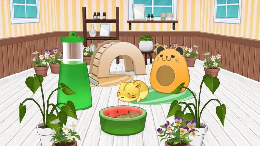 اسکرین شات 2 بازی Hamster Life match and home