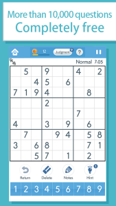 اسکرین شات 1 بازی Sudoku‐A logic puzzle game ‐