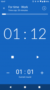 اسکرین شات 1 برنامه Workout timer : Crossfit WODs