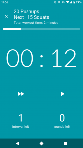 اسکرین شات 2 برنامه Workout timer : Crossfit WODs