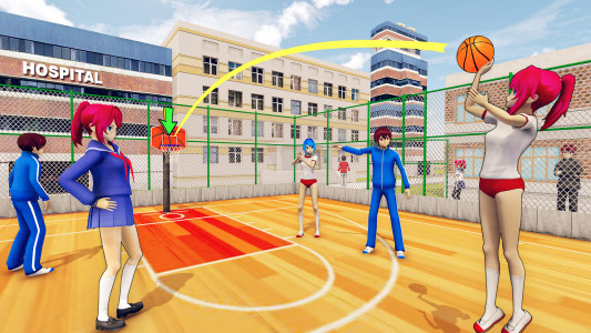 اسکرین شات بازی Anime High School Games: Virtual School Simulator 5