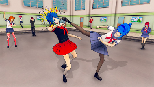اسکرین شات بازی Anime High School Games: Virtual School Simulator 7