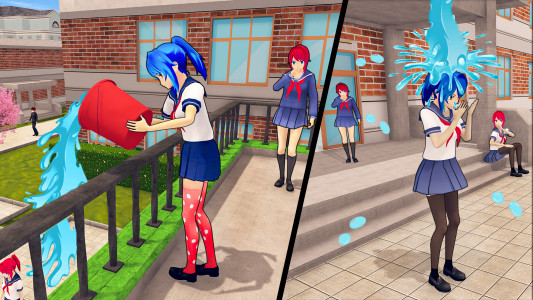 اسکرین شات بازی Anime High School Games: Virtual School Simulator 8