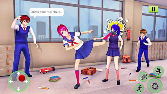 اسکرین شات بازی Anime School Girl: High School Games 2021 8