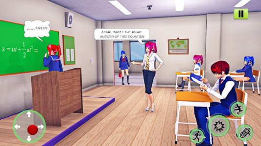 اسکرین شات بازی Anime School Girl: High School Games 2021 6