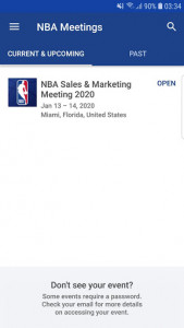 اسکرین شات برنامه NBA Meetings 2