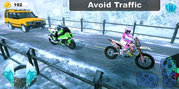 اسکرین شات بازی Offroad Snow Bike Driver 2K20 - Stunt Bike Racing 3