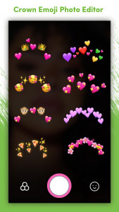 اسکرین شات برنامه Crown Heart Emoji Photo Editor 2