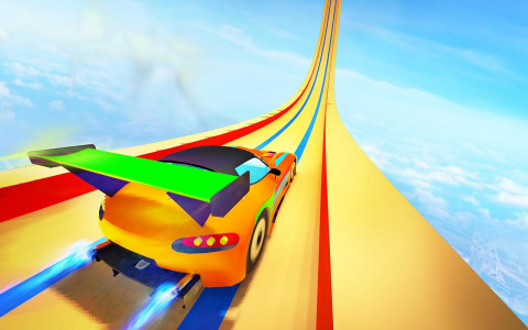 اسکرین شات بازی Mega Ramp car Stunts games 2