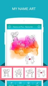 اسکرین شات 6 برنامه Name on Pics - Name Art