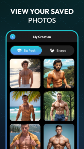 اسکرین شات برنامه AI Six Packs Abs Photo Editor 7