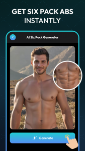 اسکرین شات برنامه AI Six Packs Abs Photo Editor 4