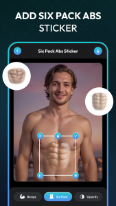 اسکرین شات برنامه AI Six Packs Abs Photo Editor 5
