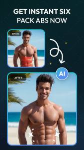 اسکرین شات برنامه AI Six Packs Abs Photo Editor 2