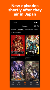اسکرین شات 2 برنامه Crunchyroll