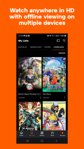 اسکرین شات 6 برنامه Crunchyroll: Anime Streaming
