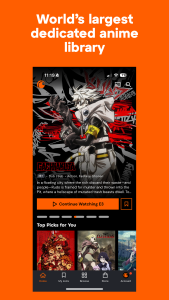 اسکرین شات 1 برنامه Crunchyroll