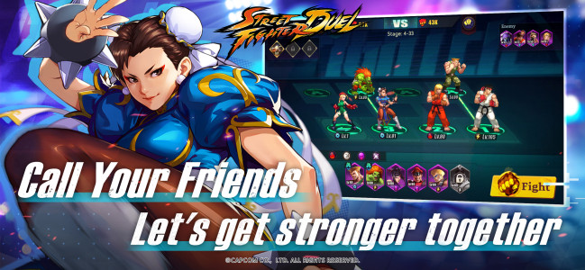 اسکرین شات 3 بازی Street Fighter Duel - Idle RPG