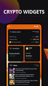 اسکرین شات 2 برنامه The Crypto App: News & Alerts