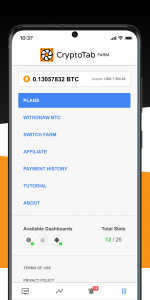 اسکرین شات برنامه CryptoTab Farm: Digital Gold 6