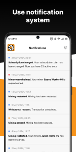 اسکرین شات 6 برنامه CryptoTab Farm: Digital Gold