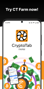 اسکرین شات 8 برنامه CryptoTab Farm: Digital Gold